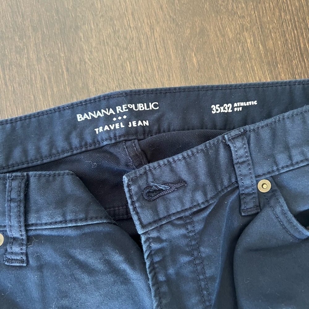 Banana Republic Dark Blue Travel Jeans